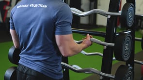 60 lb Fixed EZ Curl Bar Titan Fitness - Main Image