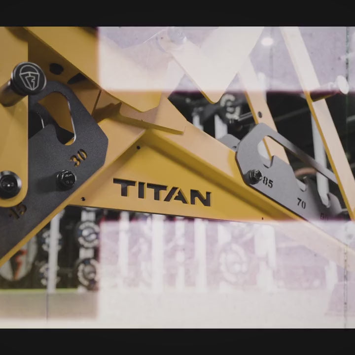 TITAN Series Adjustable Bench | Black/Silver