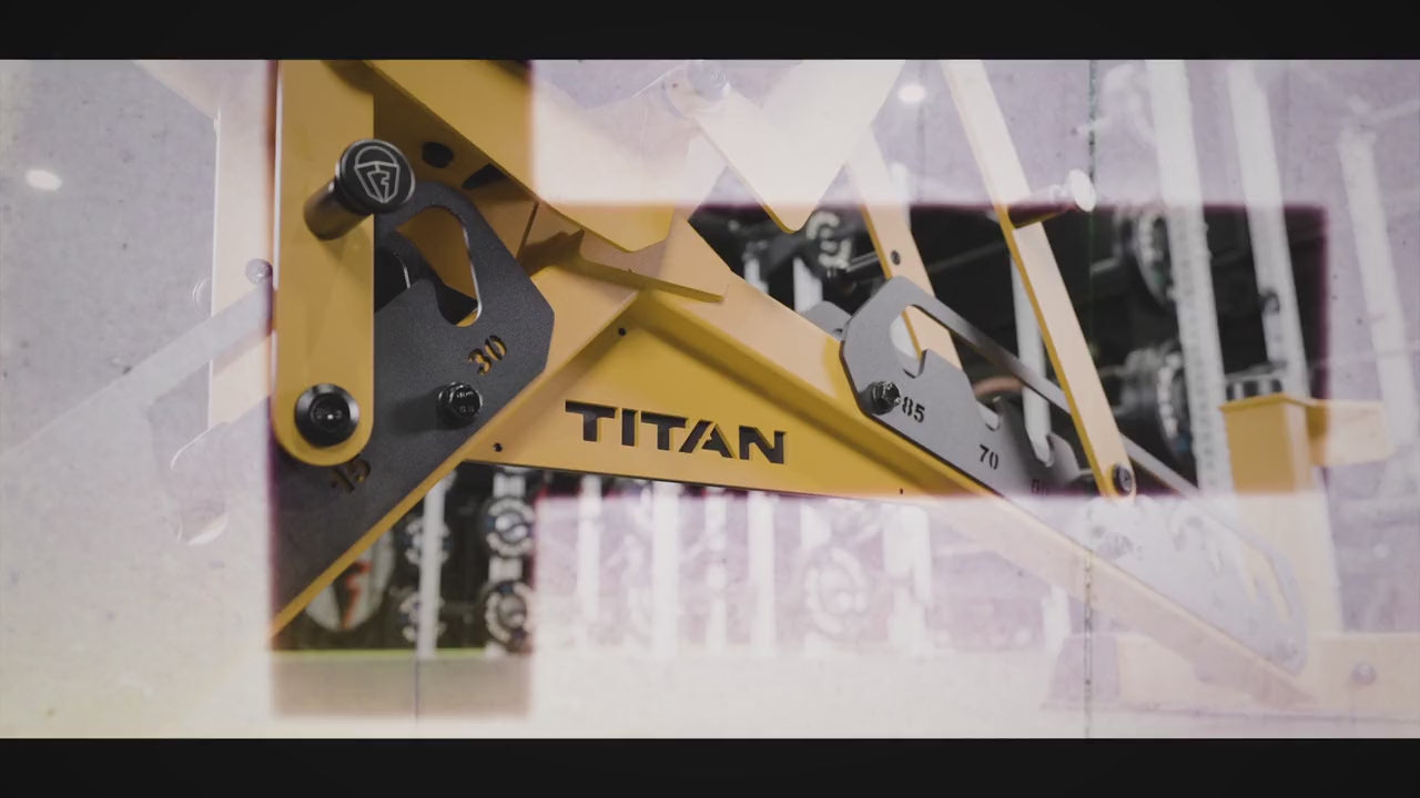 TITAN Series Adjustable Bench | Black/Silver