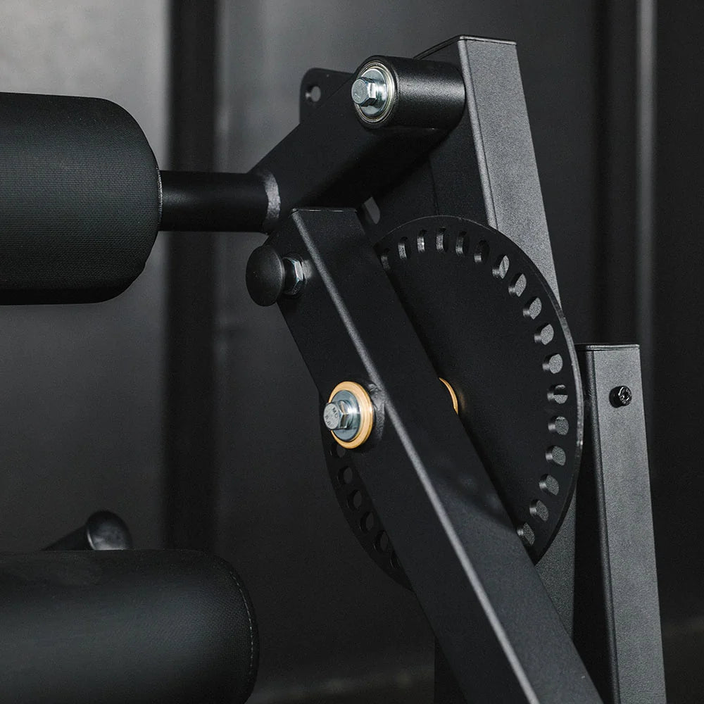Titan plate-loaded leg extension and leg curl machine, adjustment mechanism - view 8